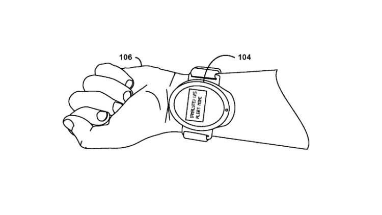 Smartwatch Blood Monitoring google patent