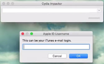 iOS aygıtını bağlamak için cydia impactor
