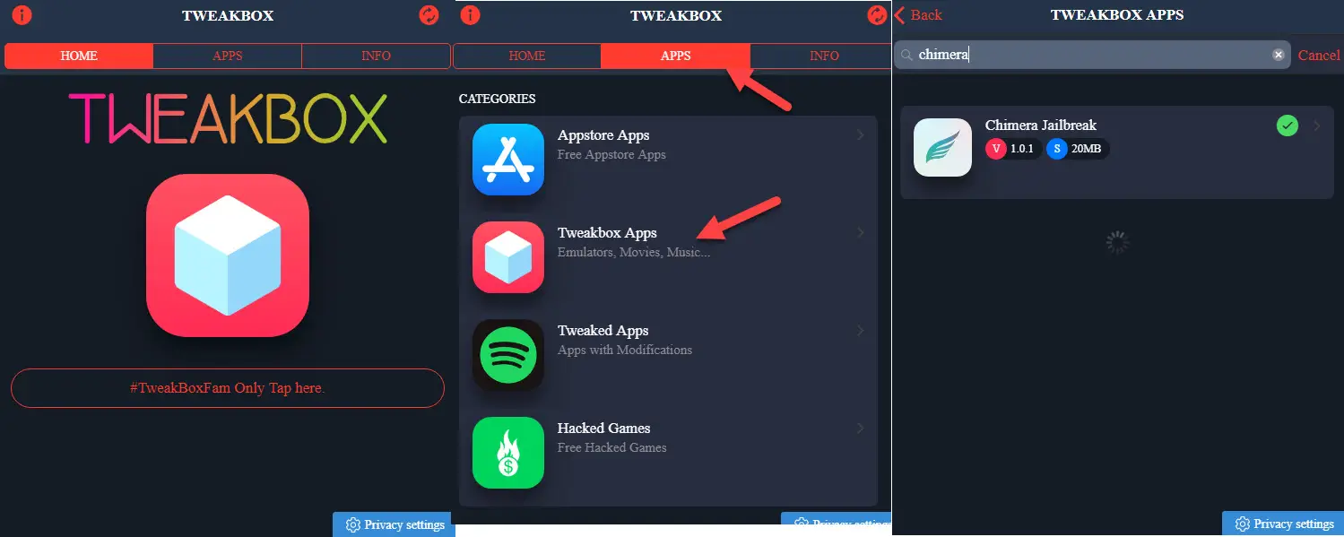 ios 12.1.2 chimera bilgisayar yok jailbreak