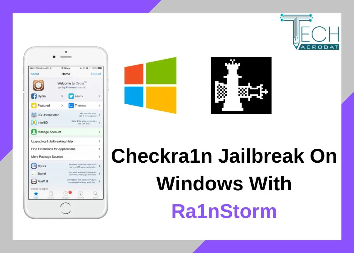 Install Ios 13 Checkra1n Jailbreak For Windows Ra1nstorm