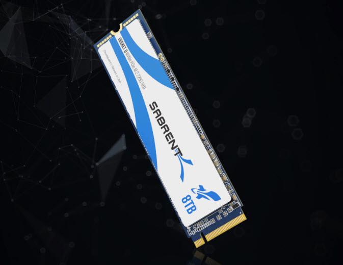 يتم تقديم قرص SSD هائل من NVMe PCIe 3.0 بسرعة 8 تيرابايت عبر الإنترنت بواسطة Sabrent