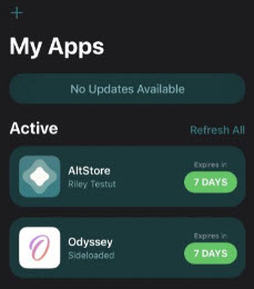 how to install odyssey jailbreak altstore
