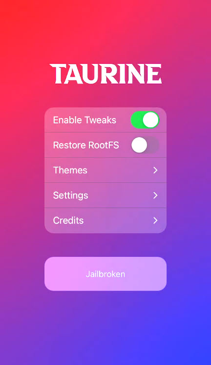 install taurine jailbreak ios 14 14.3