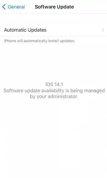 αναβάθμιση σε iOS 14.3 χωρίς shsh blobs