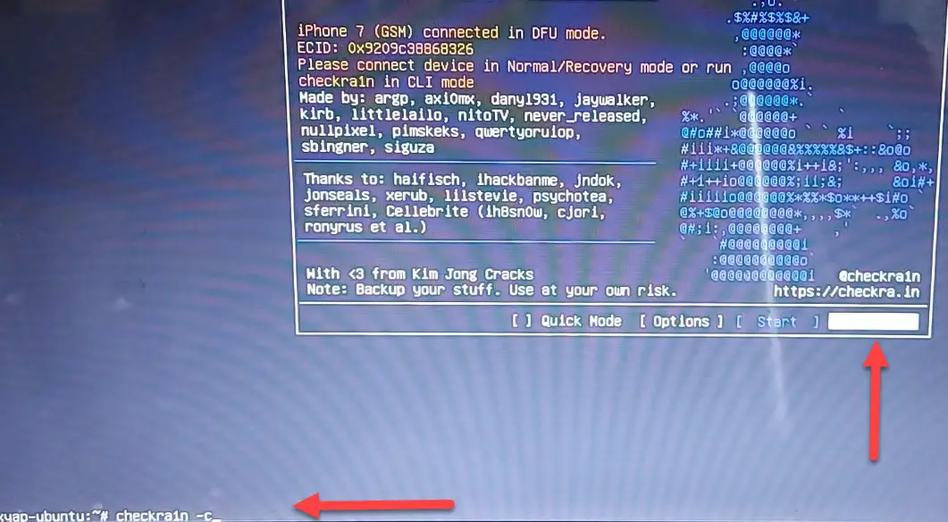 fix checkra1n jailbreak stuck freeze issue