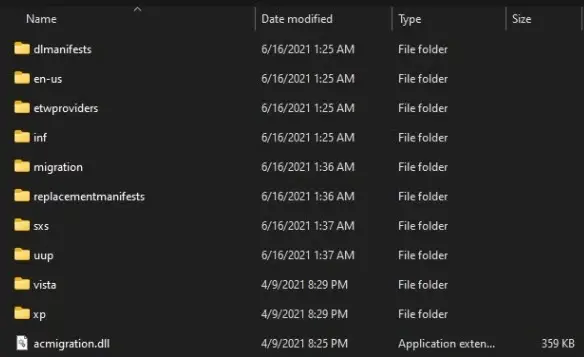 windows iso file mounted as a drive folder