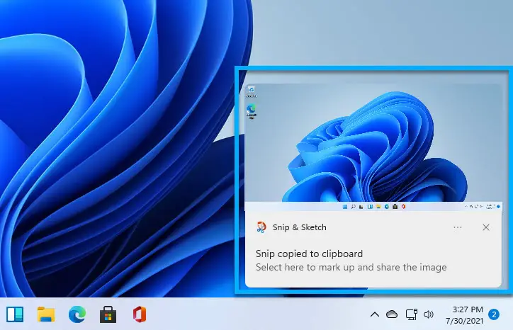 Capture and Save the Screenshots on Windows 11