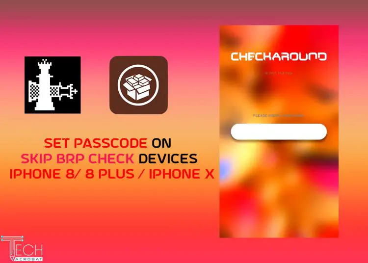 how to set passcode on checkra1n jailbreak iphone 8 plus X A11 skip brp
