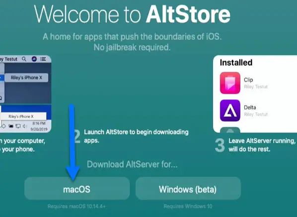 altstore ios 15 mac download