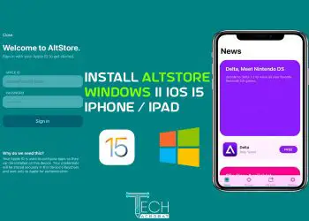 install altstore on iphone iOS 15 windows 11 10