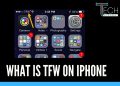 what is TFW means on iPhone
