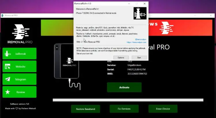 download checkra1n windows iremovalra1n jailbreak tool