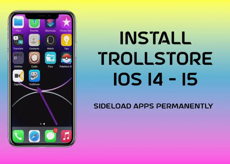 install trollstore ios 14 15 on iphone