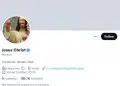 blue checkmark next to Jesus's profile on Twitter
