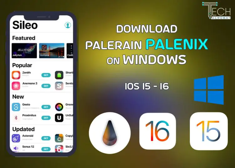 download palera1n palen1x windows ios 15 16