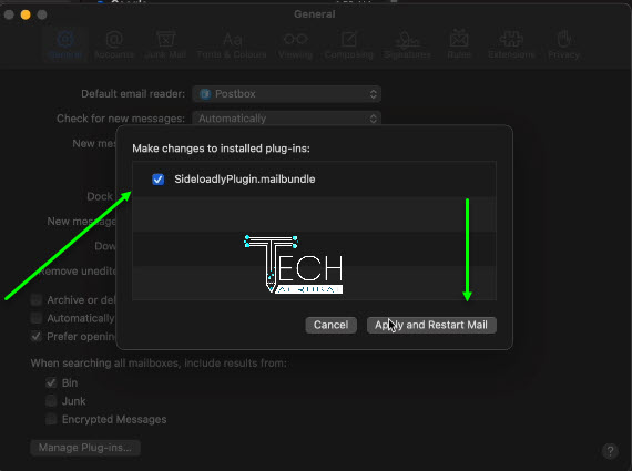 enable sideloadly mac os plugin mail bundle