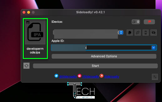 how to use sideloadly macos ios 17
