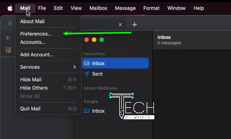 mail app preferences macos for mail bundle
