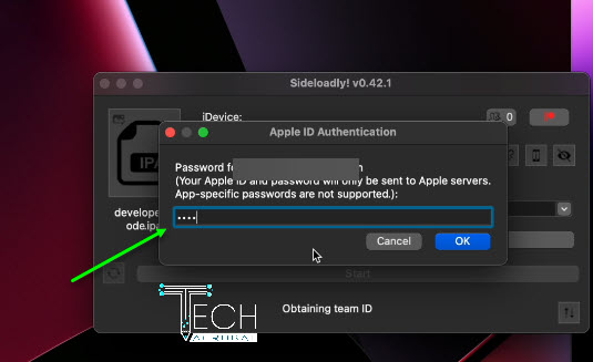 sideloadly apple id 2 factor authentication