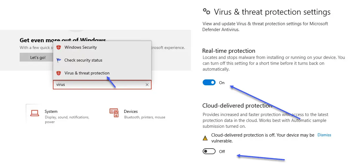 disable real time protection windows sideloadly