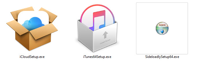sideloadly ios 17 itunes icloud setup download windows
