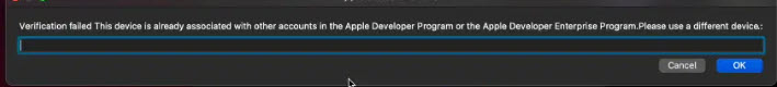 sideloadly windows verification failed this device is already associated