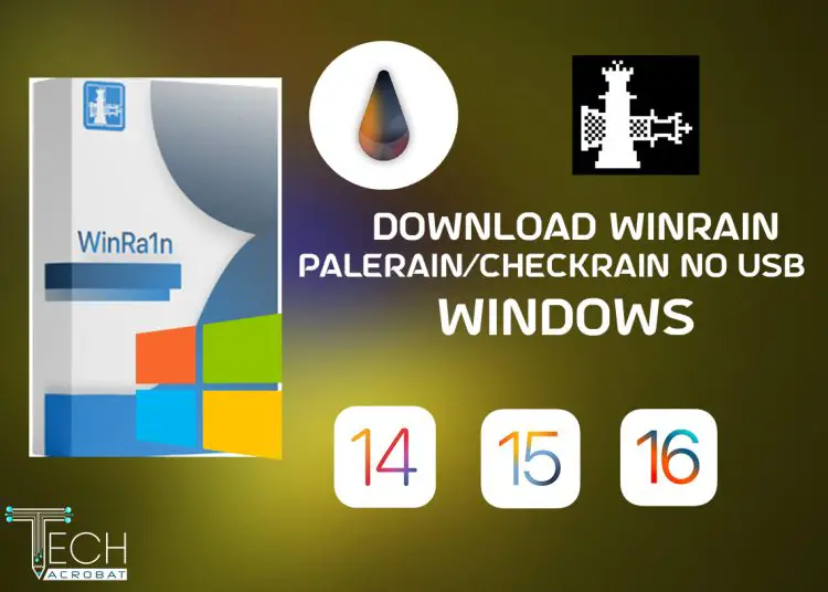 download winra1n 2.0 iOS 15 16 for palera1n checkra1n windows no usb