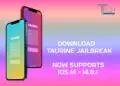 download taurine jailbreak iOS 14 - 14.8.1 ipa