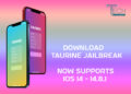 download taurine jailbreak iOS 14 - 14.8.1 ipa